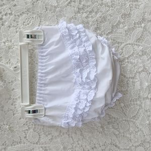 White ruffled bloomers 18M